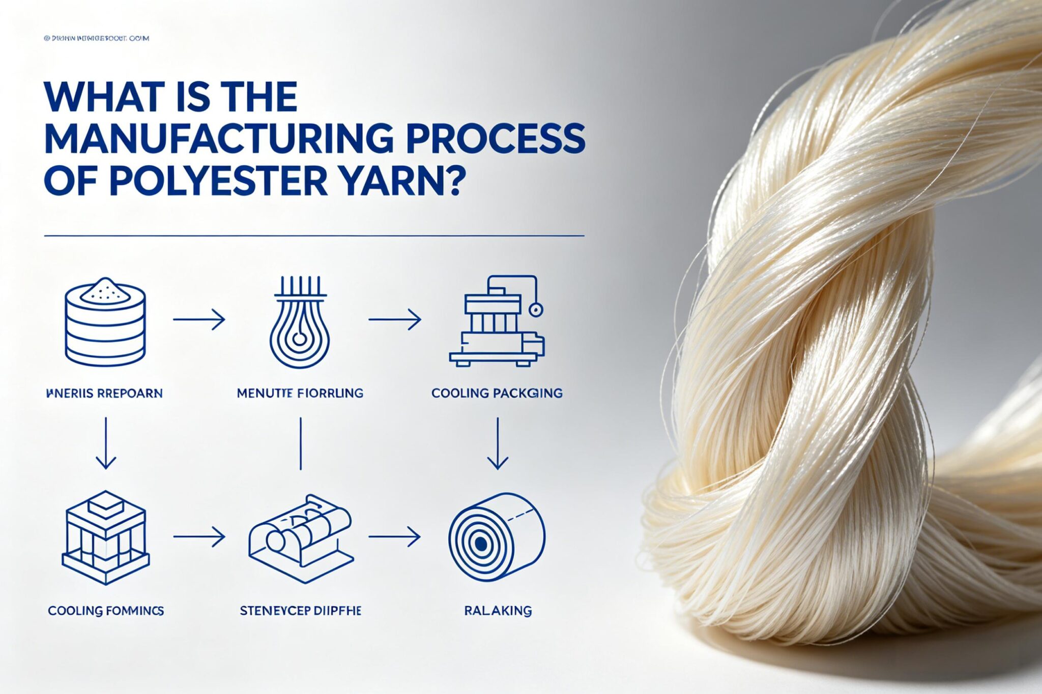 What is the manufacturing process of polyester yarn? - GLYarn.com