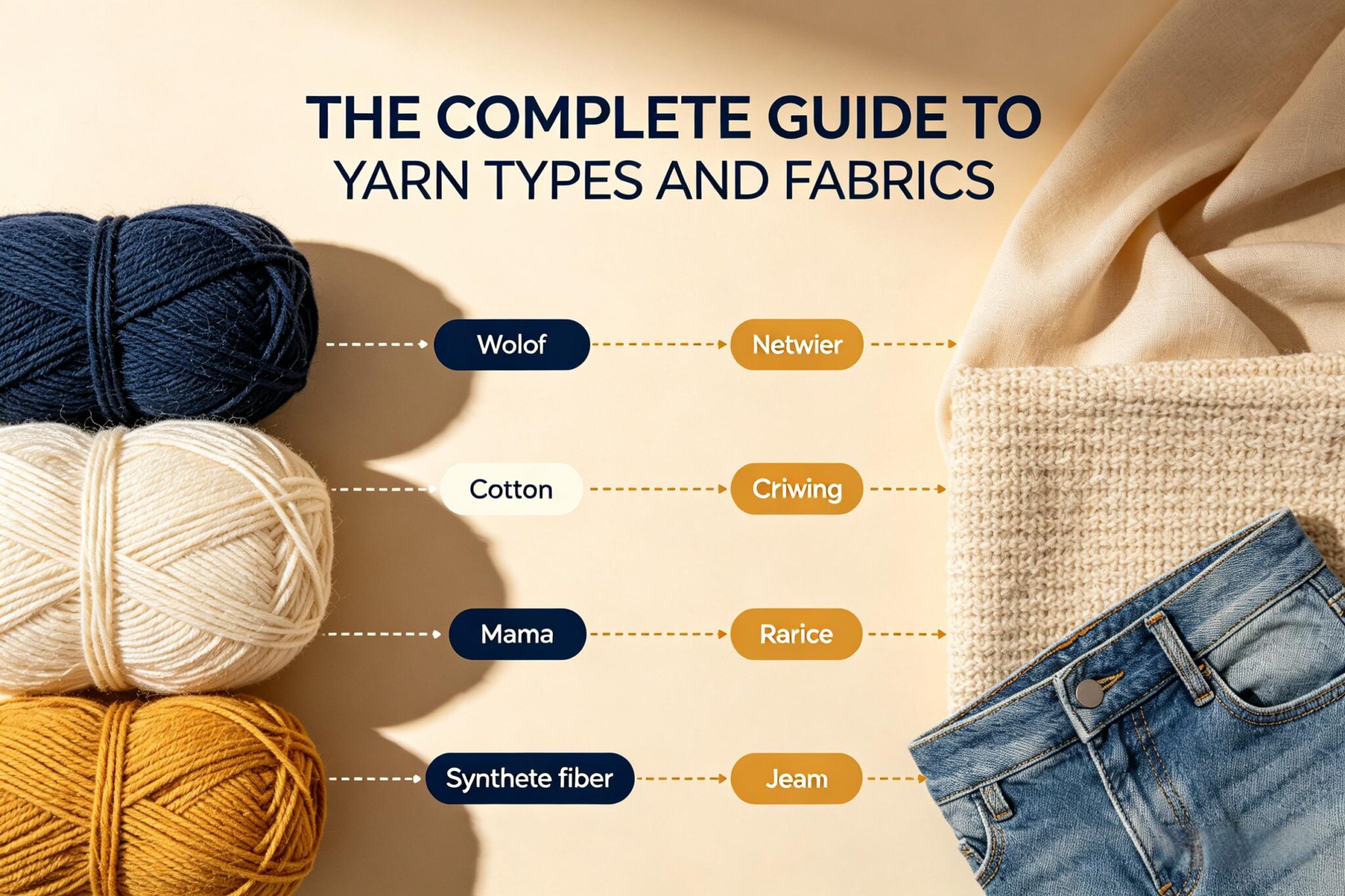 Tipes Thread Yarn The Complete Guide to Yarn Types and Fabrics - GLYarn.com